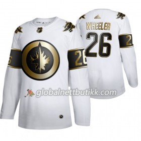 Winnipeg Jets Hockeydrakt Blake Wheeler 26 Adidas 2019-2020 Golden Edition Hvit Authentic - Herre
